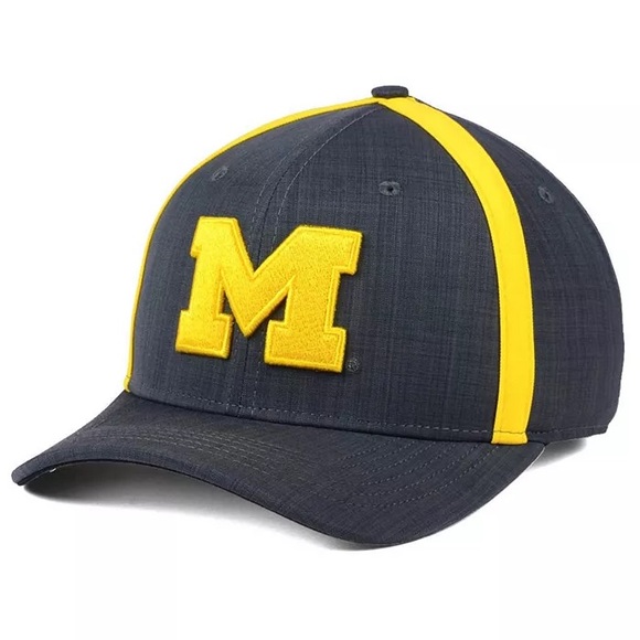Nike Jordan Michigan Wolverines Aerobill Sideline Coaches Ball Cap Dri-Fit M/L - Picture 1 of 11